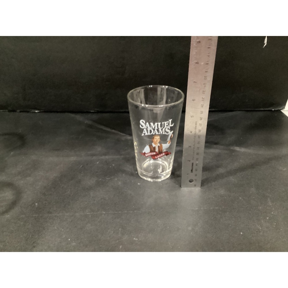 2 Pint Beer Glass Sam Adams Samuel Adams Boston Lager Brewer Patriot Libby Glass